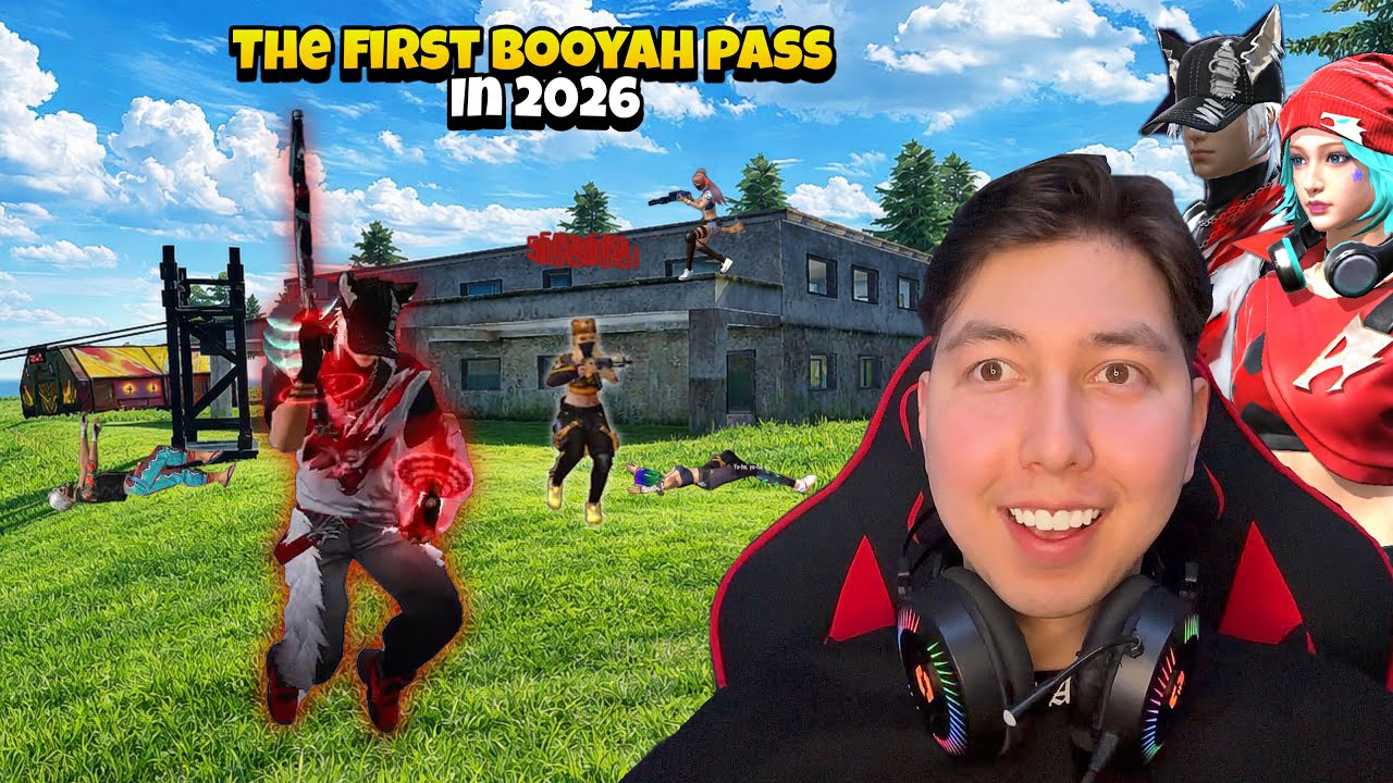 The First Booyah Pass In 2026 🍷🗿 CS Ranked Gameplay -Mehdix Free Fire
