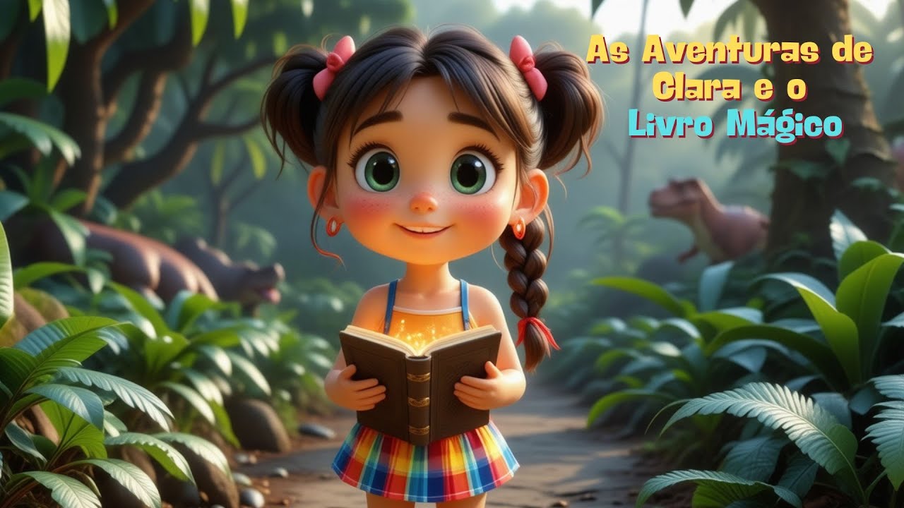 As Aventuras de Clara e o Livro do Mágico | Historia Infantil | Contos para Crianças