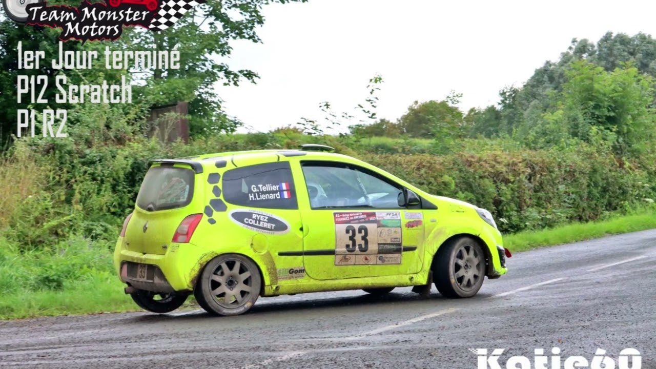 Rallye de Fourmies en Avesnois 2023 - Twingo R2 - Sortie de route