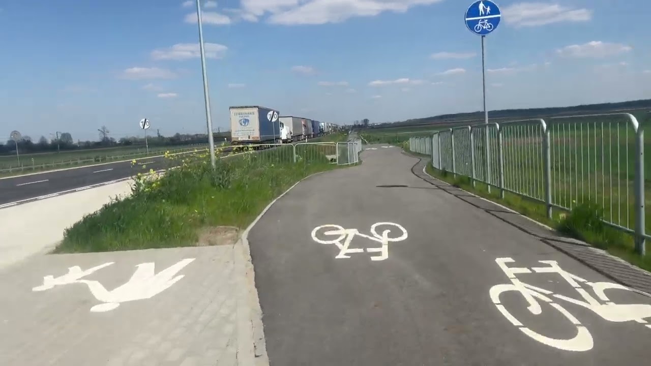 DK-28 Przemyśl-Medyka Granica-Przejście graniczne piesze. 21.04.2023