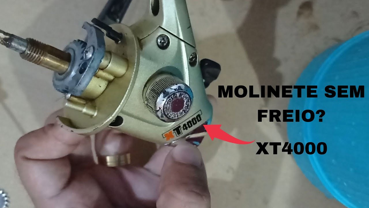 MOLINETE SEM FREIO ? COMO CONSERTAR FREIO DO MOLINETE XT4000 ?