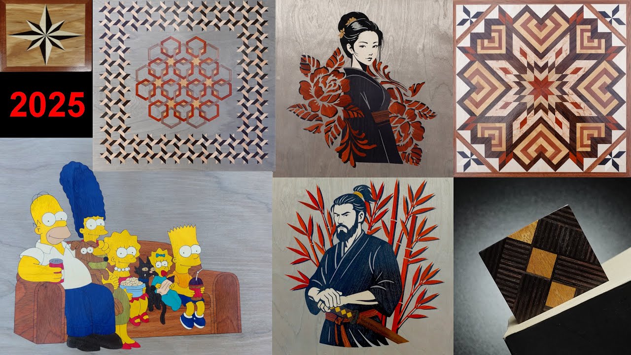 My Marquetry Masterpieces 2025: A Year of Patience & Precision