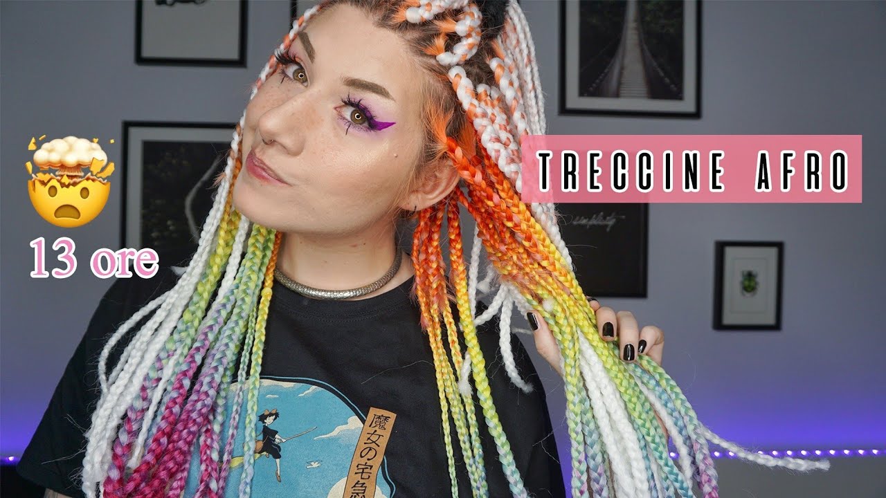 MI FACCIO LE TRECCINE AFRO DA SOLA 😨 | Tiktok hair hacks