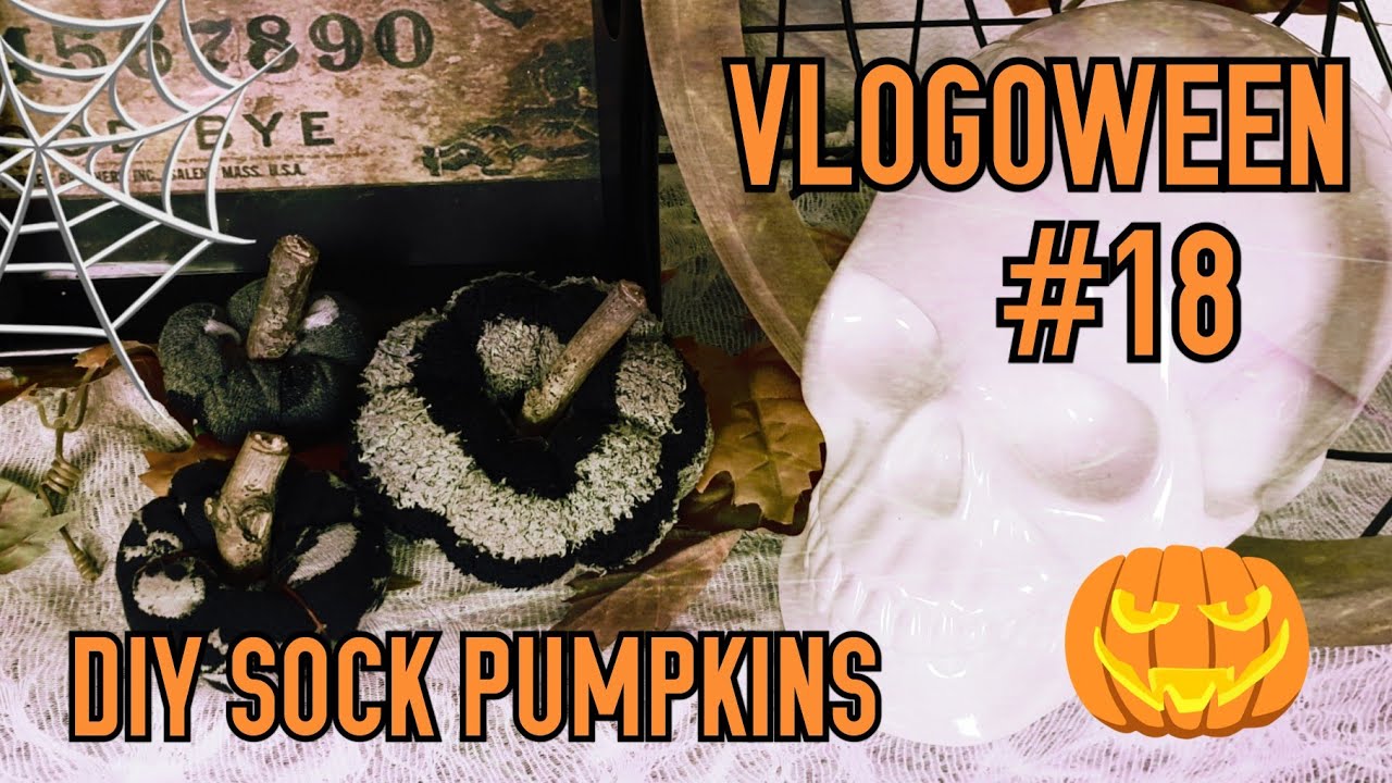 VLOGOWEEN #18 DIY Sockpumpkins| PienderZ