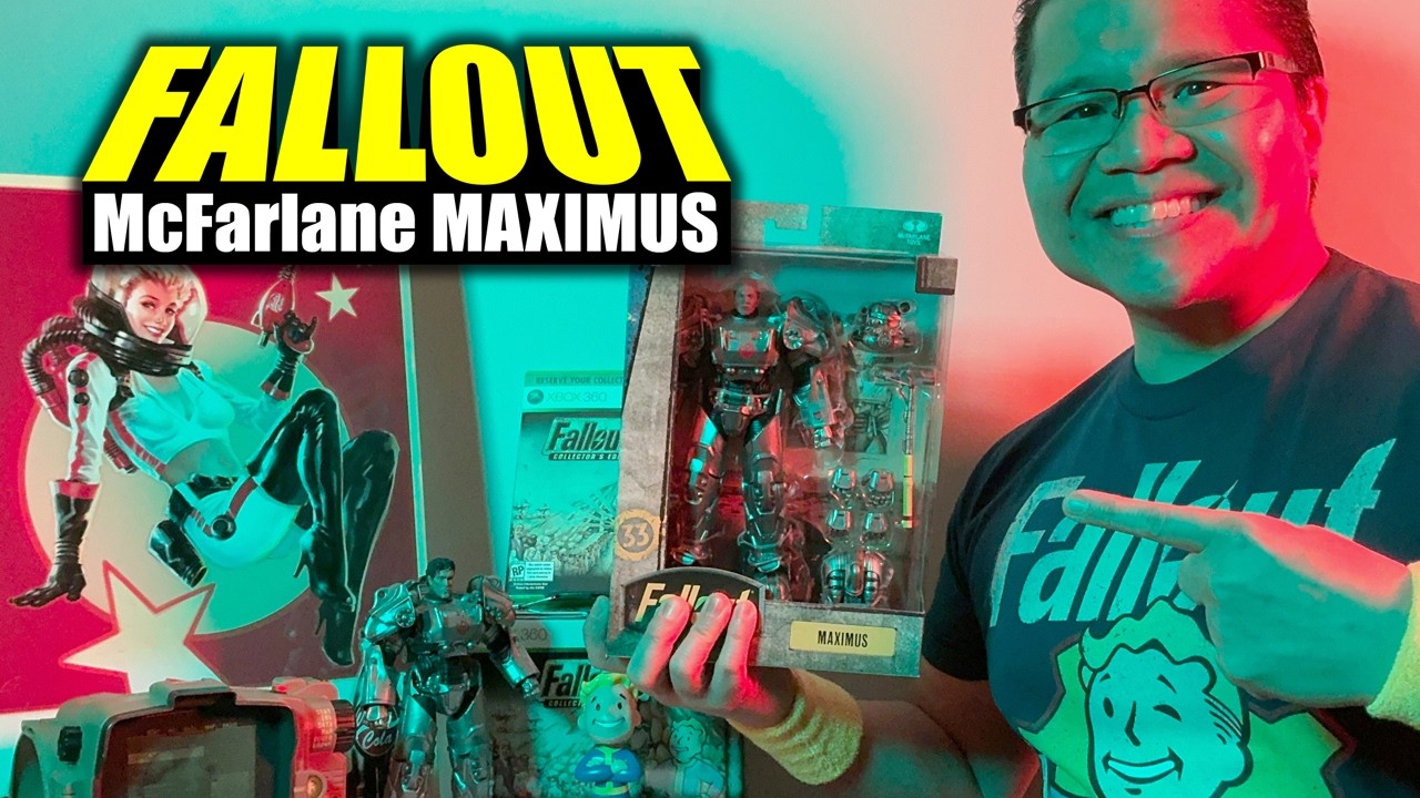 Fallout Maximus McFarlane Action Figure Unboxing and Review