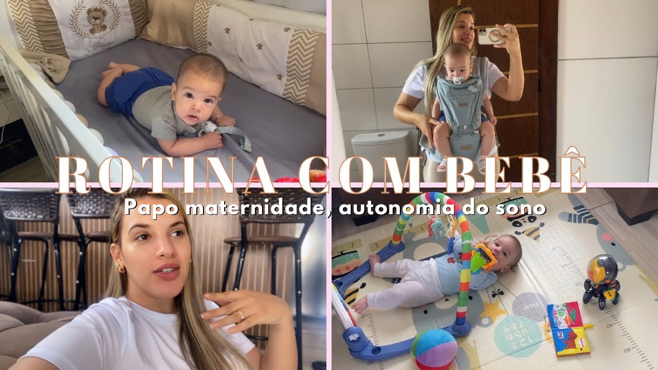VLOG | Rotina com bebê, papo maternidade, autonomia do sono, atualizações 