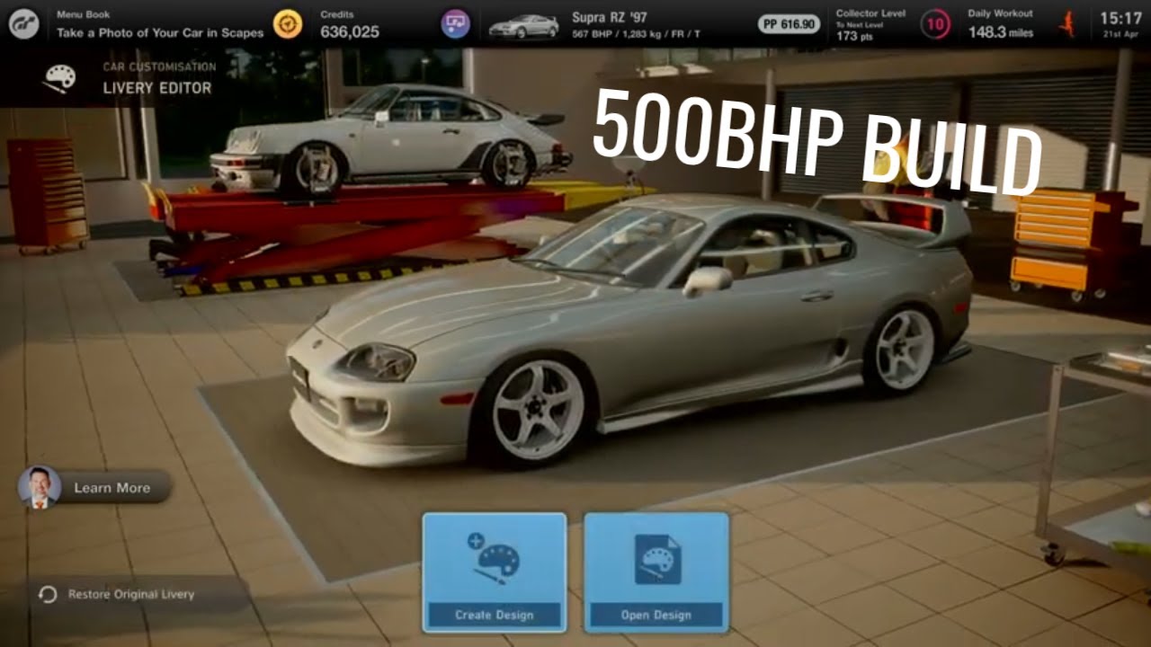Gran Turismo 7 - Toyota Supra 500bhp build (Nitrous)