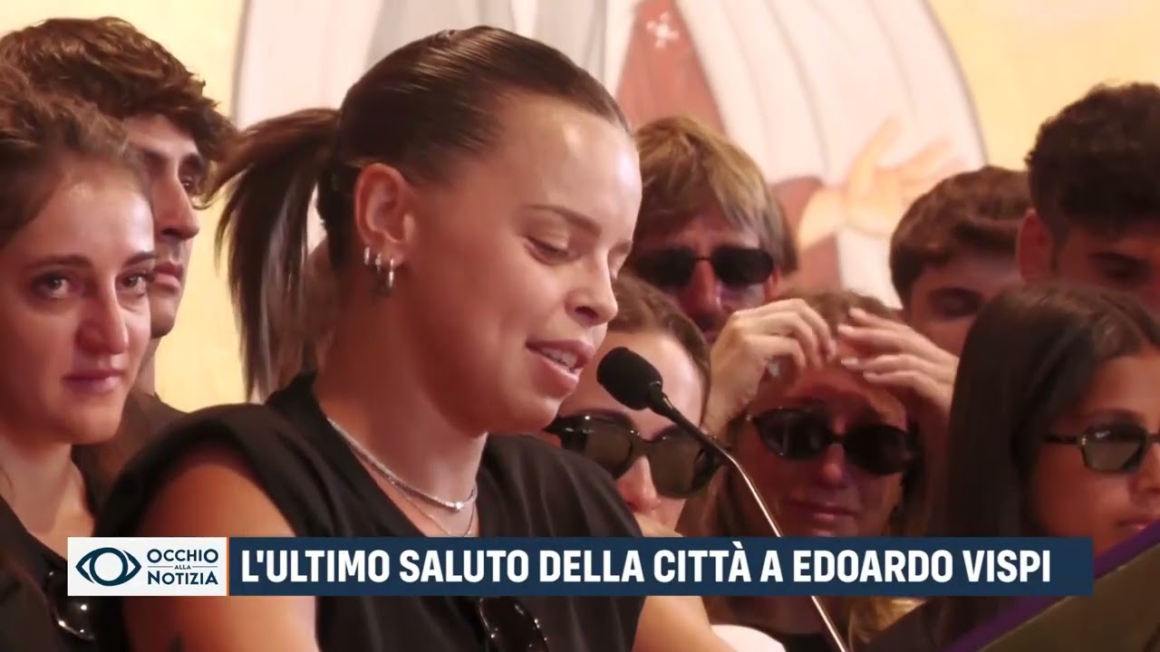 L'ultimo saluto della citt&agrave; a Edoardo Vispi