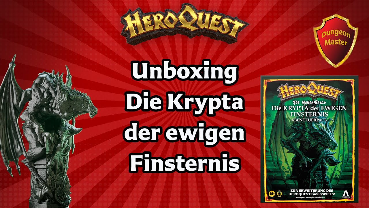 HeroQuest - Die Krypta der ewigen Finsternis - Unboxing
