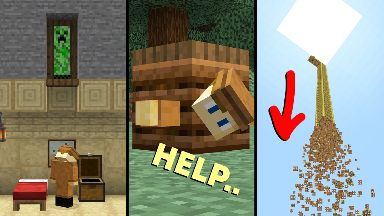 50 способов разыграть друзей в Minecraft