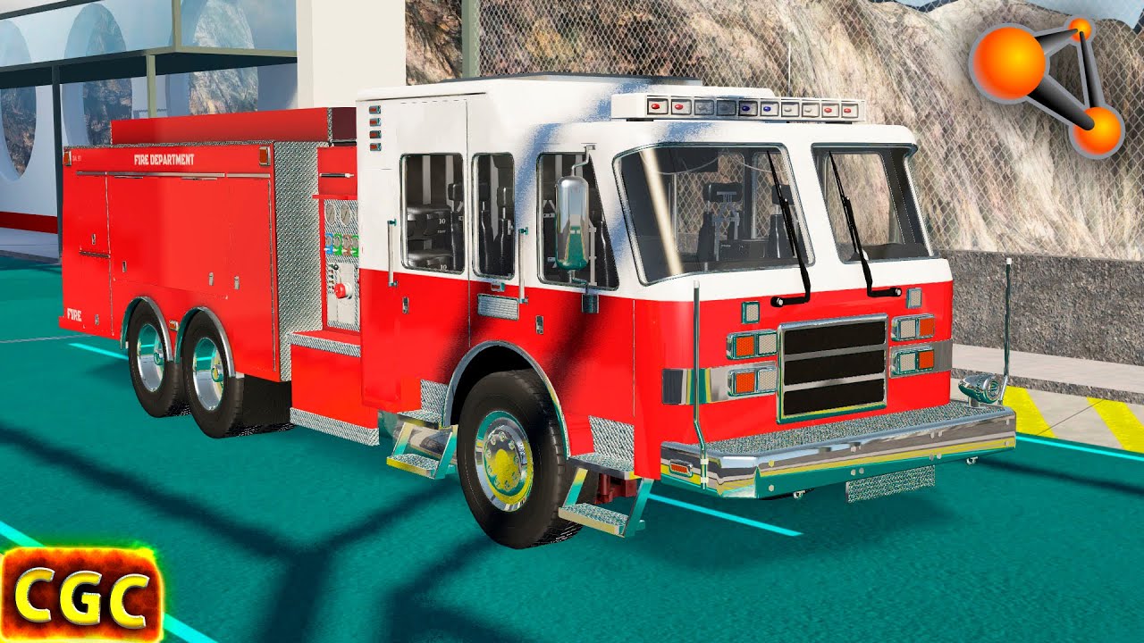 FireTruck Beta Mod Showcase (My MODs) BeamNG Drive