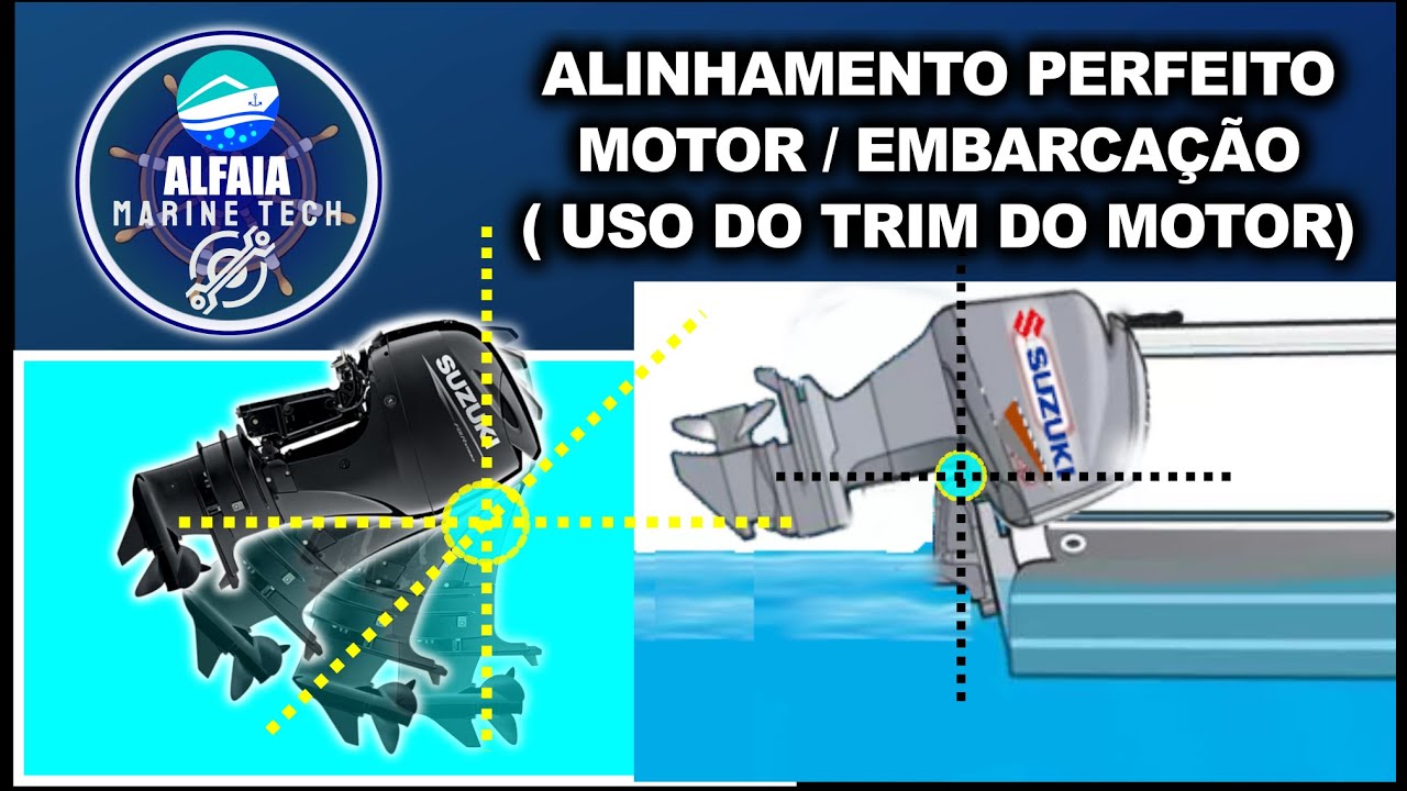 Marine Tech - Uso do TRIM do Motor de Popa Suzuki