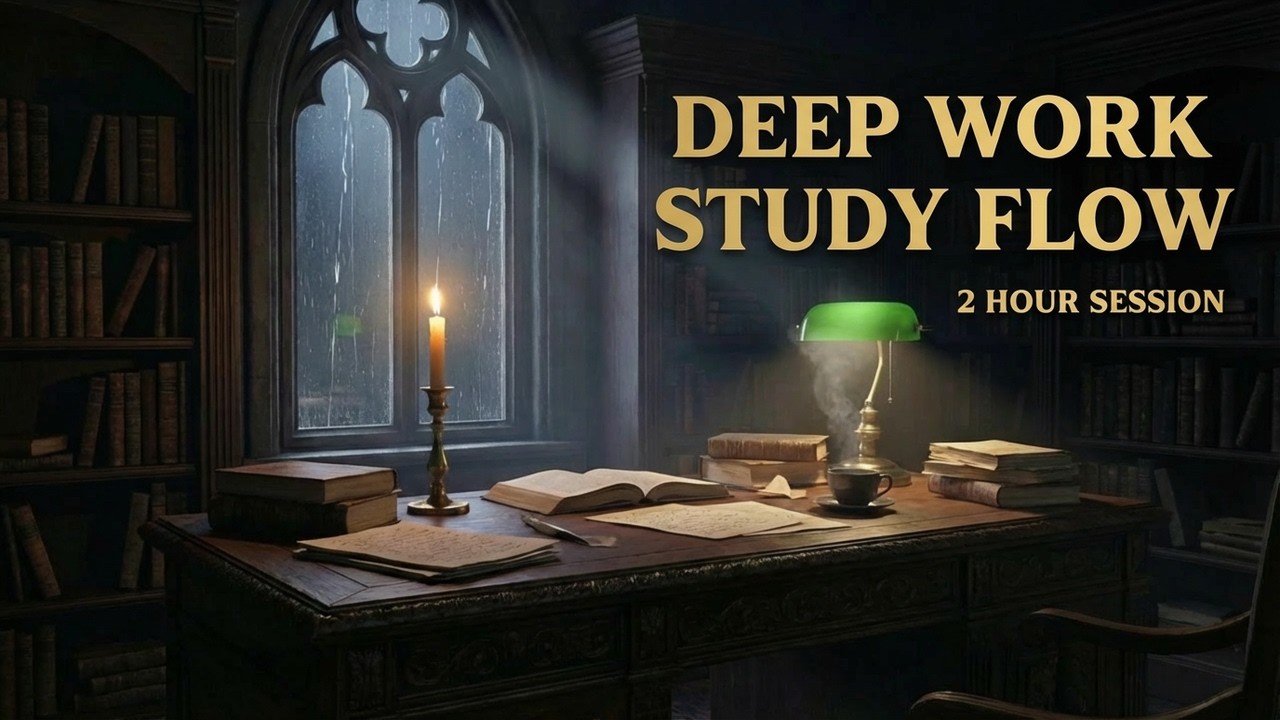 Dark Academia Study Playlist for Deep Work (2 Hour Session)