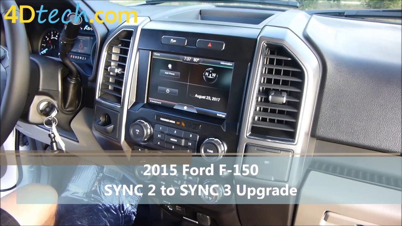 Обновление SYNC 2 до SYNC 3 | Ford F-150 2015 года
