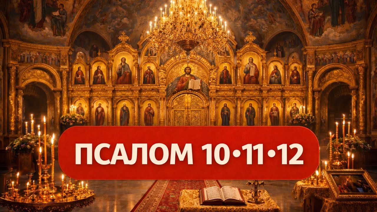 ПСАЛОМЫ 10•11•12 | Сильная молитва о защите, вере и уповании на Бога