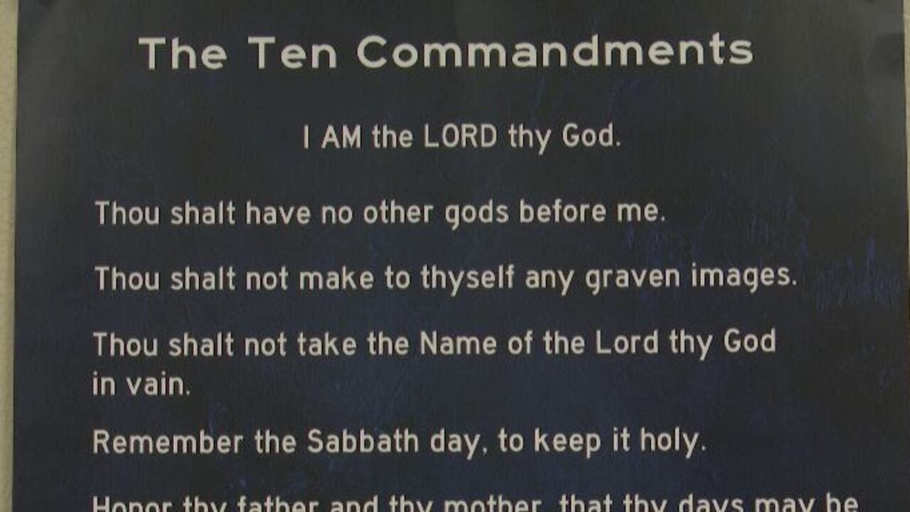 South Carolina House passes bill requiring 10 Commandments in schools