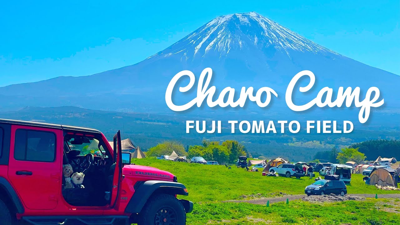 FUJI TOMATO FIELDでわんこと富士山キャンプ。ツインピルツフォークL/ 井出トマト農園 富士高原農場/ とまとっぱら