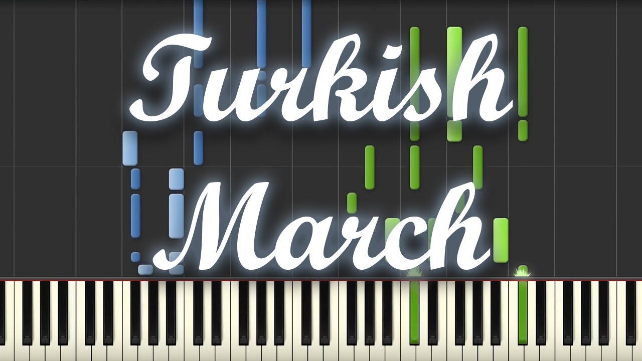 Mozart - Turkish March (Piano Tutorial) [Synthesia]