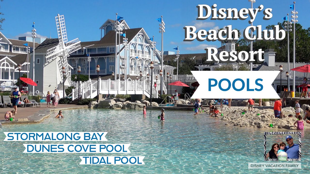 БАССЕЙНЫ КУРОРТА BEACH CLUB от Disney World | Бассейны Disney World