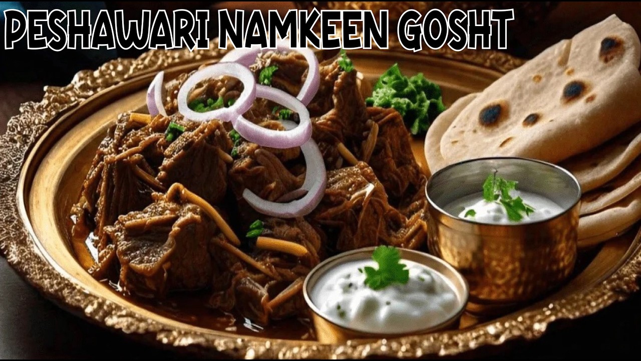 Peshawari Namkeen Gosht | Namak Gosht | Pakistani Mutton