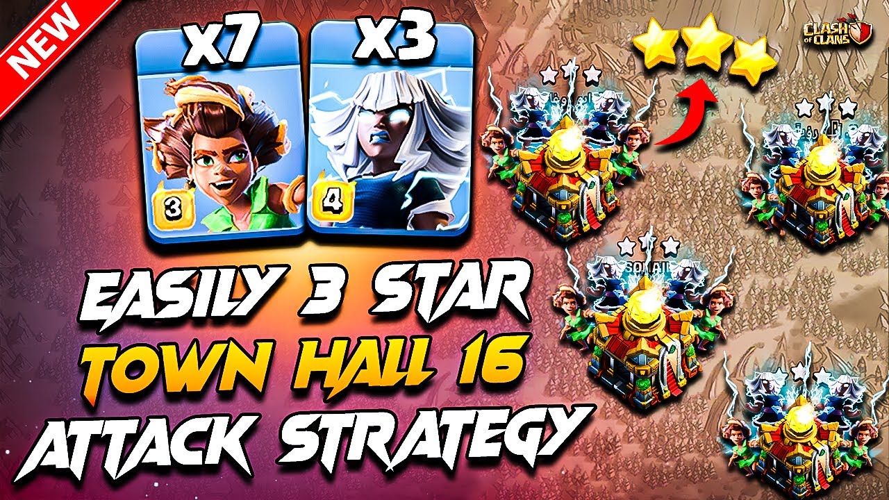 Th16 Attack Strategy With (ROOT RIDER + ELECTRO TITAN) | TH16 Root Rider & Electro Titan Attack COC