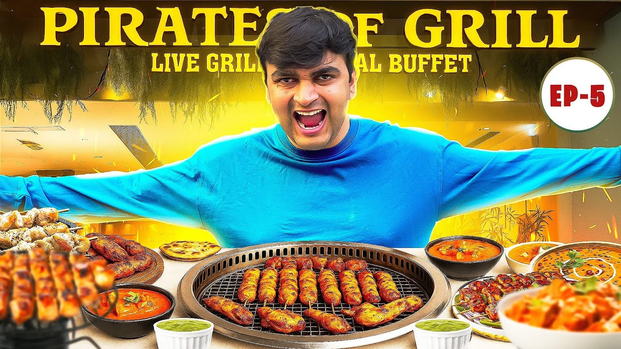 Trying PIRATES OF GRILL Unlimited Buffet | Ep5 | Best Buffet Series 