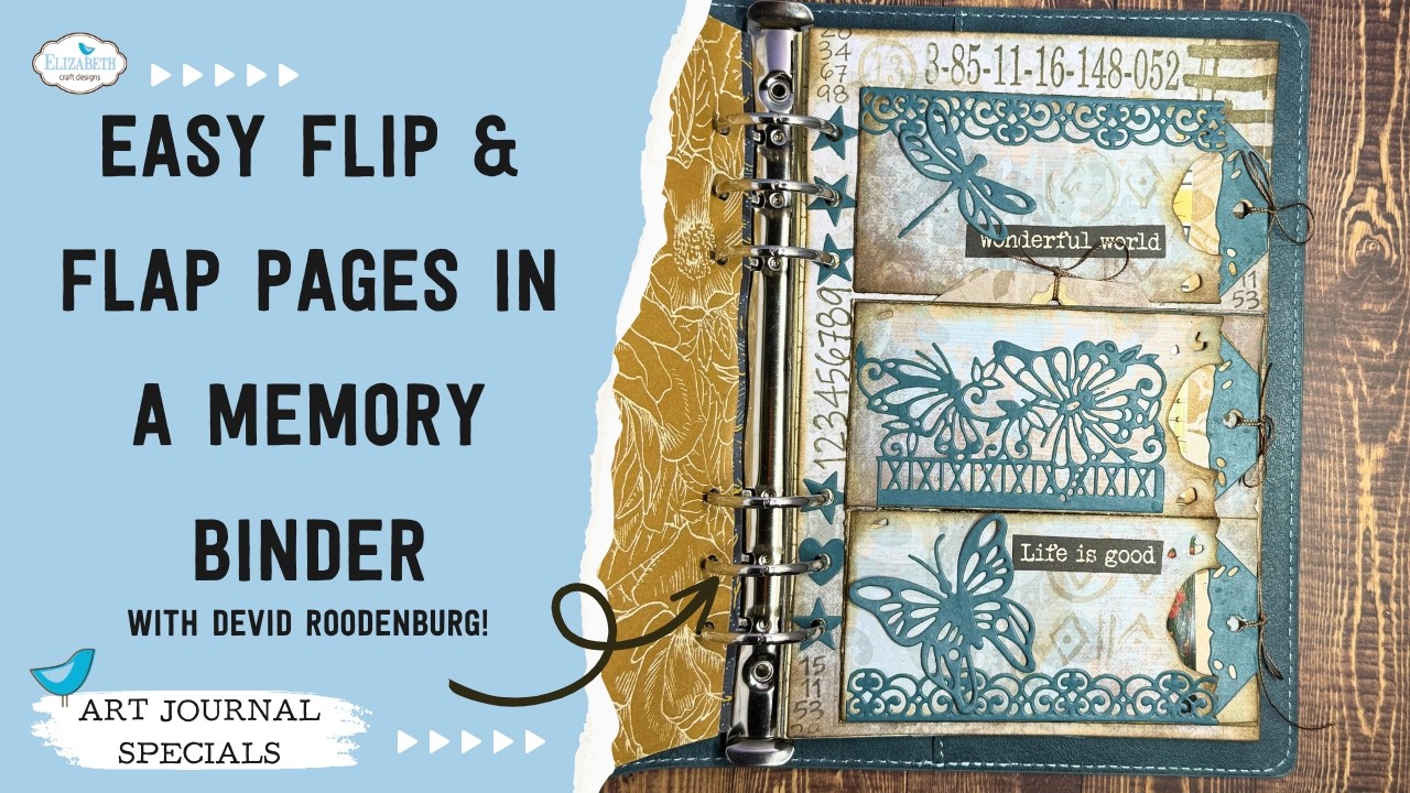 Easy Flip & Flap Pages in a Memory Binder