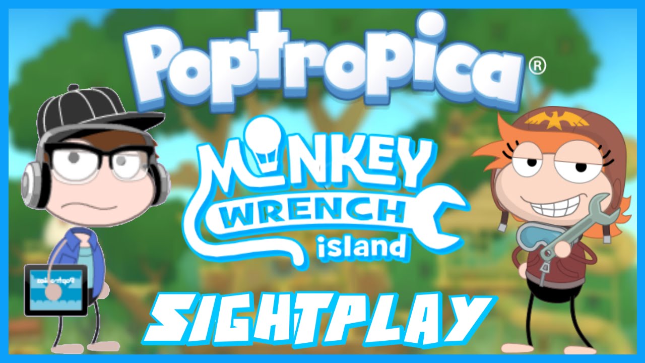 Poptropica - The Longest Tutorial Ever! Monkey Wrench Island Sightplay!