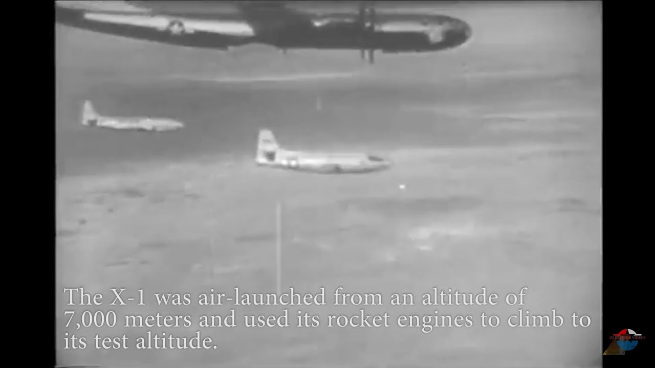 Complete Video Chuck Yeager Breaking Sound Barrier - Oct. 14, 1947