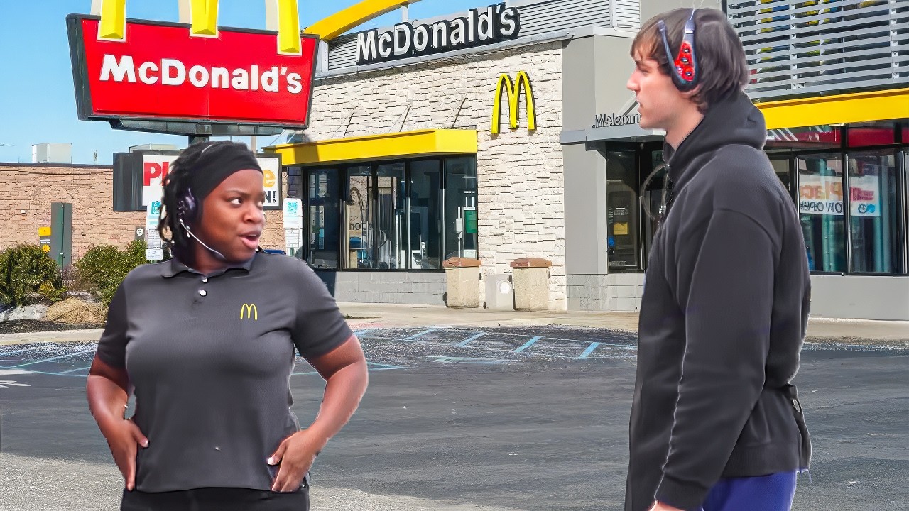 Поддельный розыгрыш от работника фастфуда!