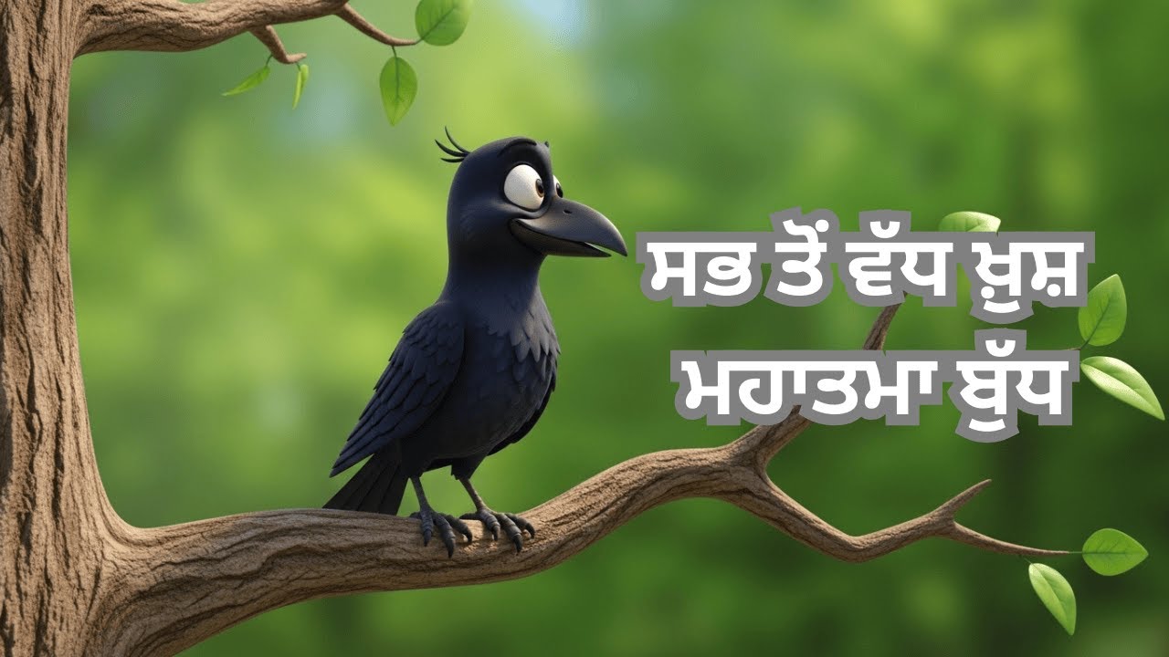 ਘੋਗੜ ਕਾਂ ਦੀ ਕਹਾਣੀ | ਸਭ ਤੋਂ ਖੁਸ਼ ਕੌਣ? | Punjabi Moral Story for Kids