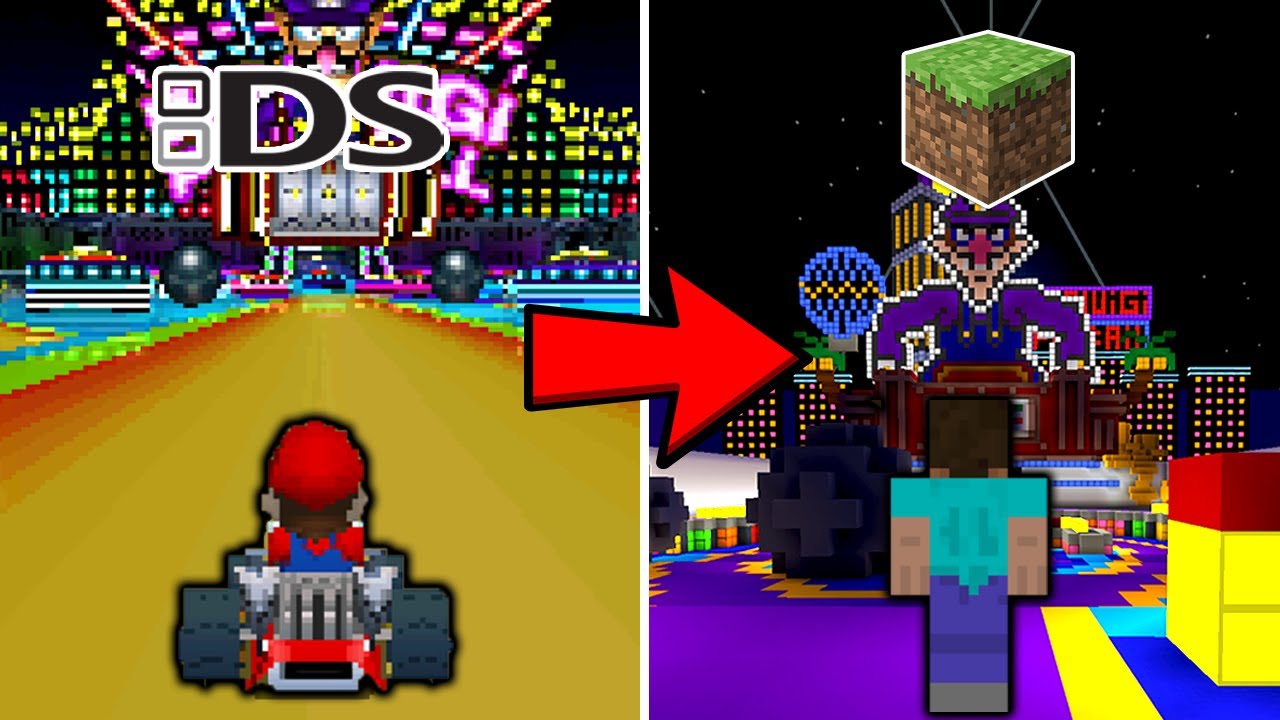 What if Mario Kart Tracks were RECREATED in Popular Video Games?
