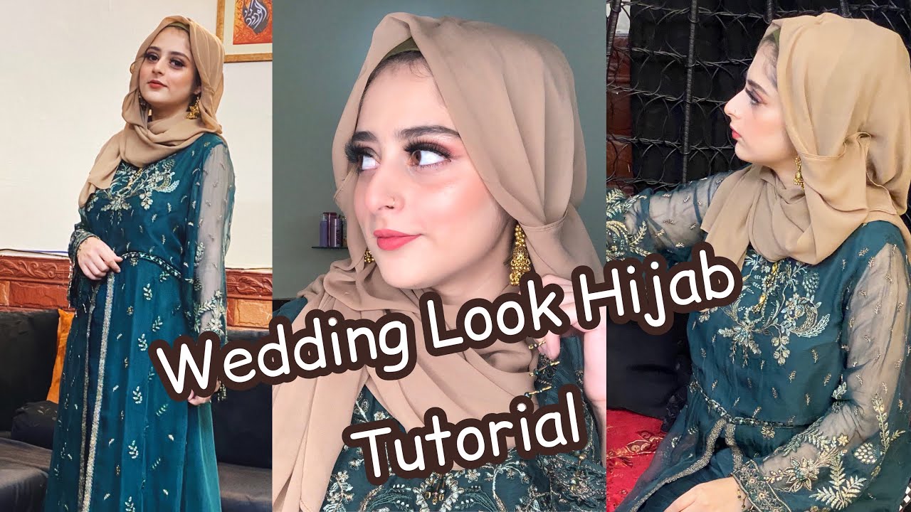 WEDDING HIJAB LOOK TUTORIAL | SAMRA MIRR