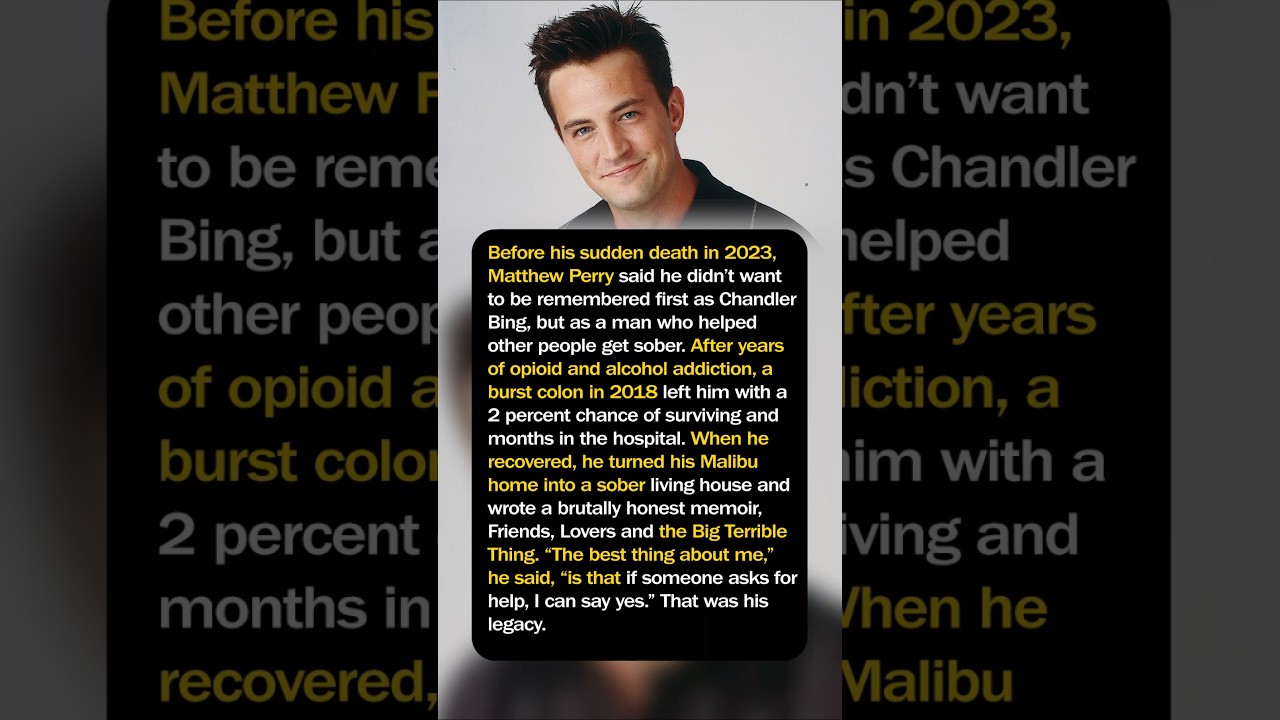 Matthew Perry’s Real Legacy Wasn’t Just Friends