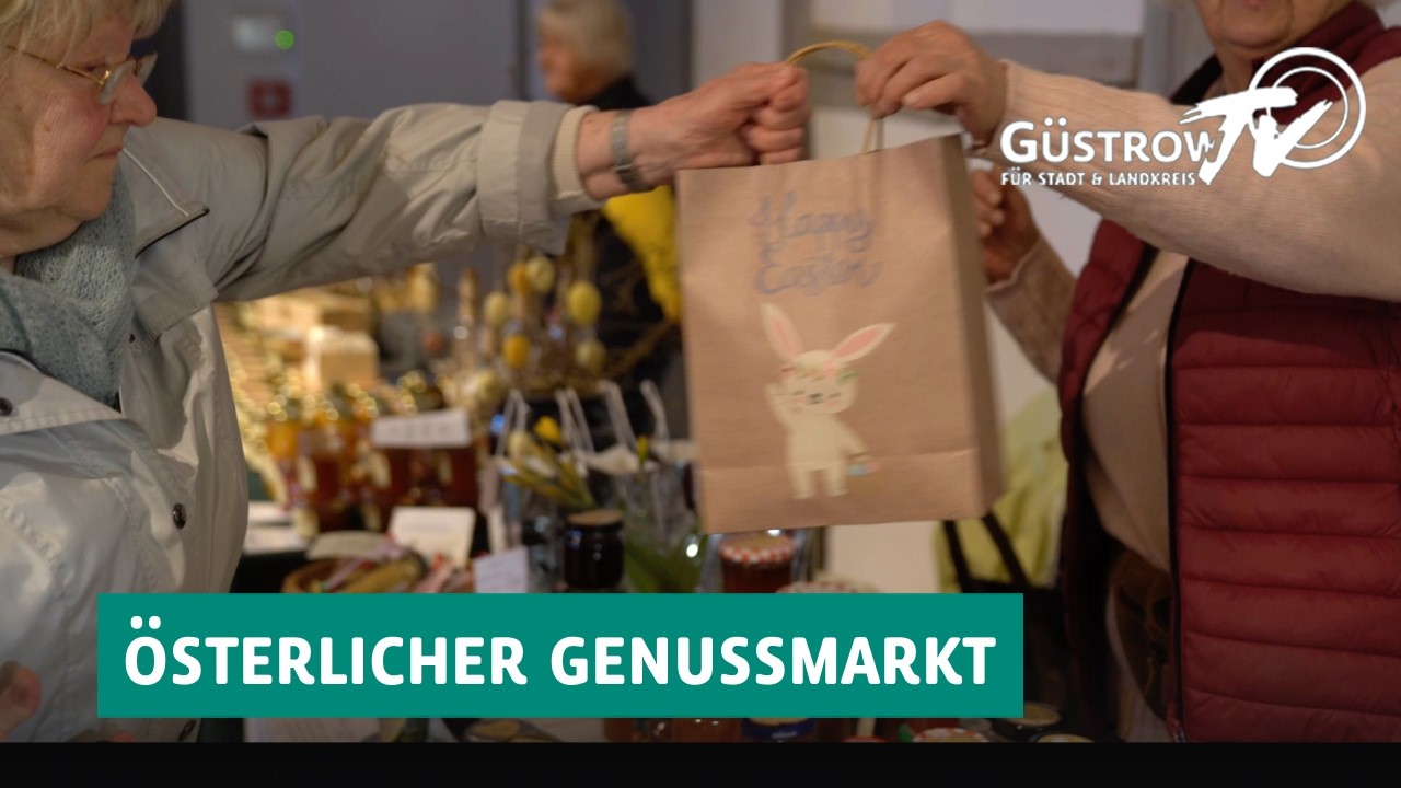 &Ouml;sterlicher Genussmarkt in der Wollhalle G&uuml;strow &ndash; Schmuck, Deko und regionale Spezialit&auml;ten
