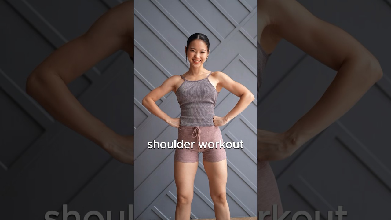 ⚡️4 BASIC EXERCISES TO SHAPE YOUR SHOULDERS #shoulders