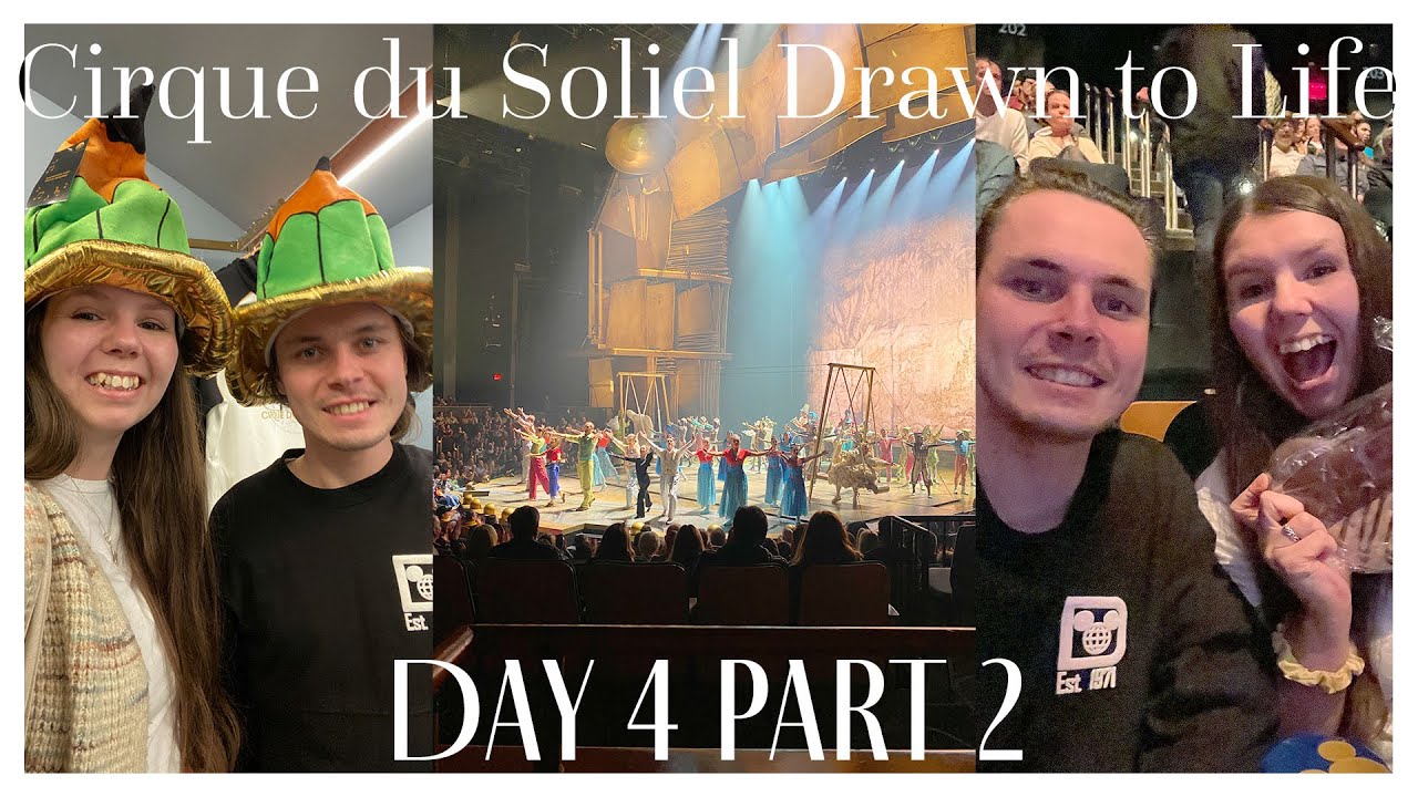 Amazing seats to watch Cirque du Soliel Drawn to Life at Disney Springs • Disney World Day 4 Part 2