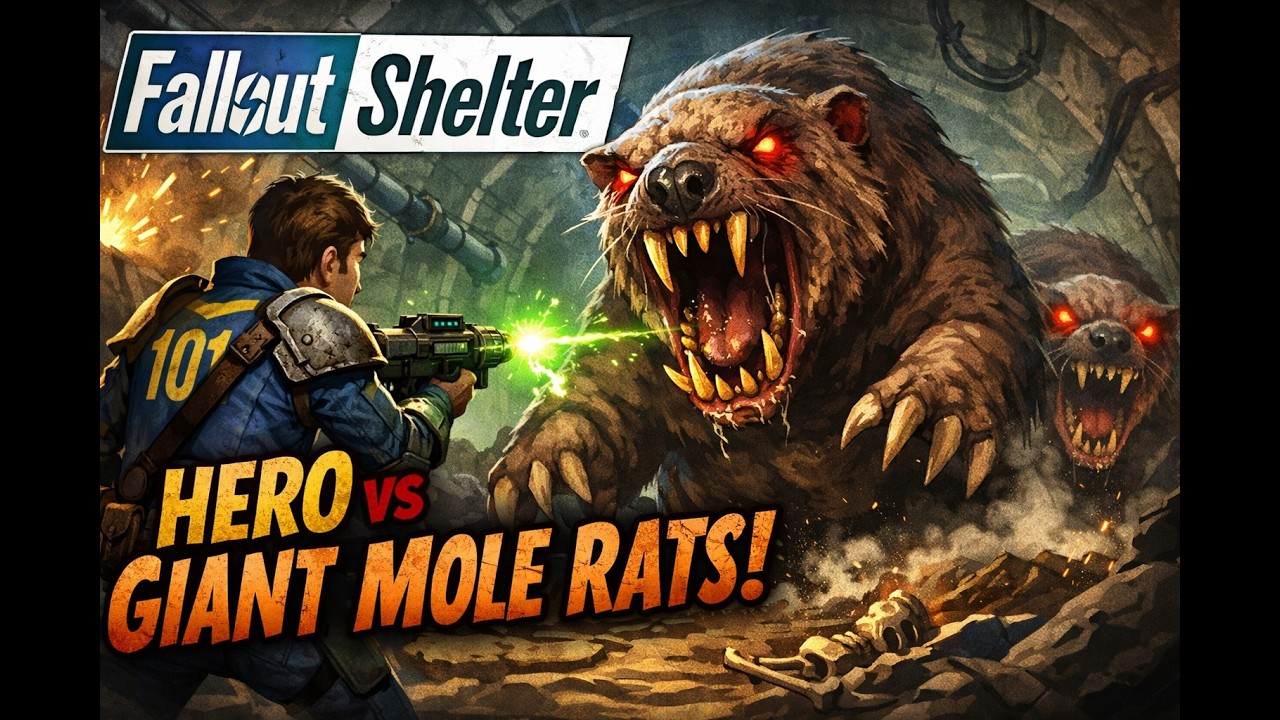 Один герой против всех кротокрысов | Fallout Shelter Gameplay – Day 79 (No Commentary / No Edit)