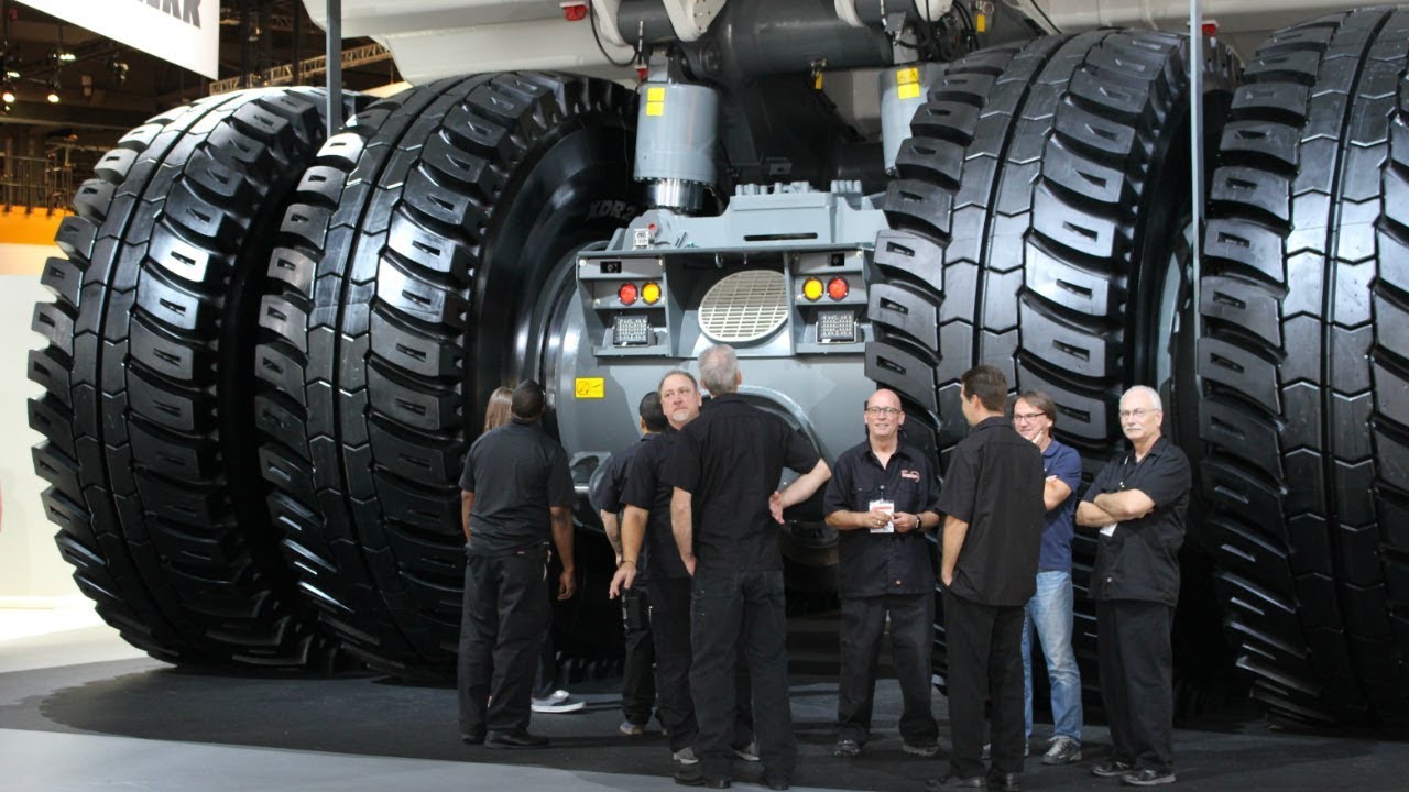 Liebherr's biggest dump truck leaving  Minexpo 2016