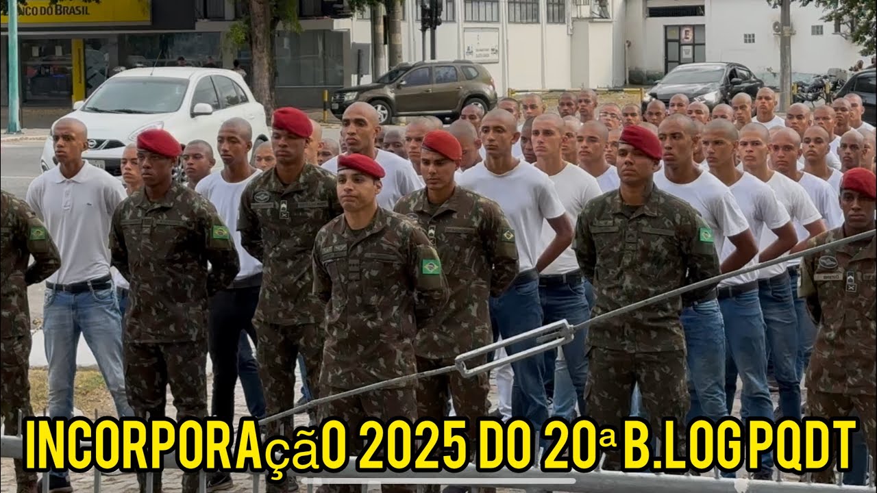SOLENIDADE MILITAR DE INCORPORAÇÃO 2025 DO BATALHÃO CORONEL HÉLIO MALTA - 20ª B LOG PQDT 🦅