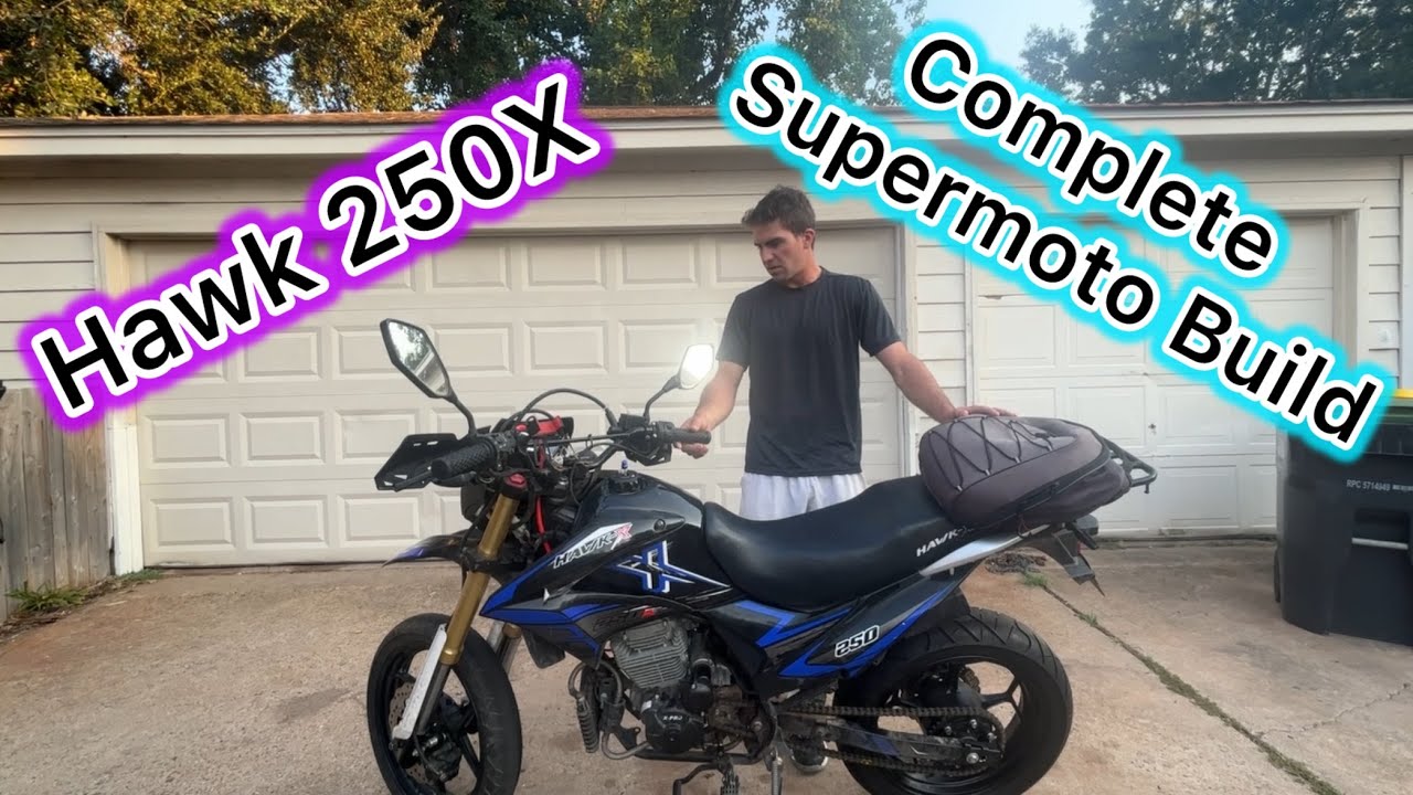 Hawk 250 Supermoto Build | Full Conversion Breakdown