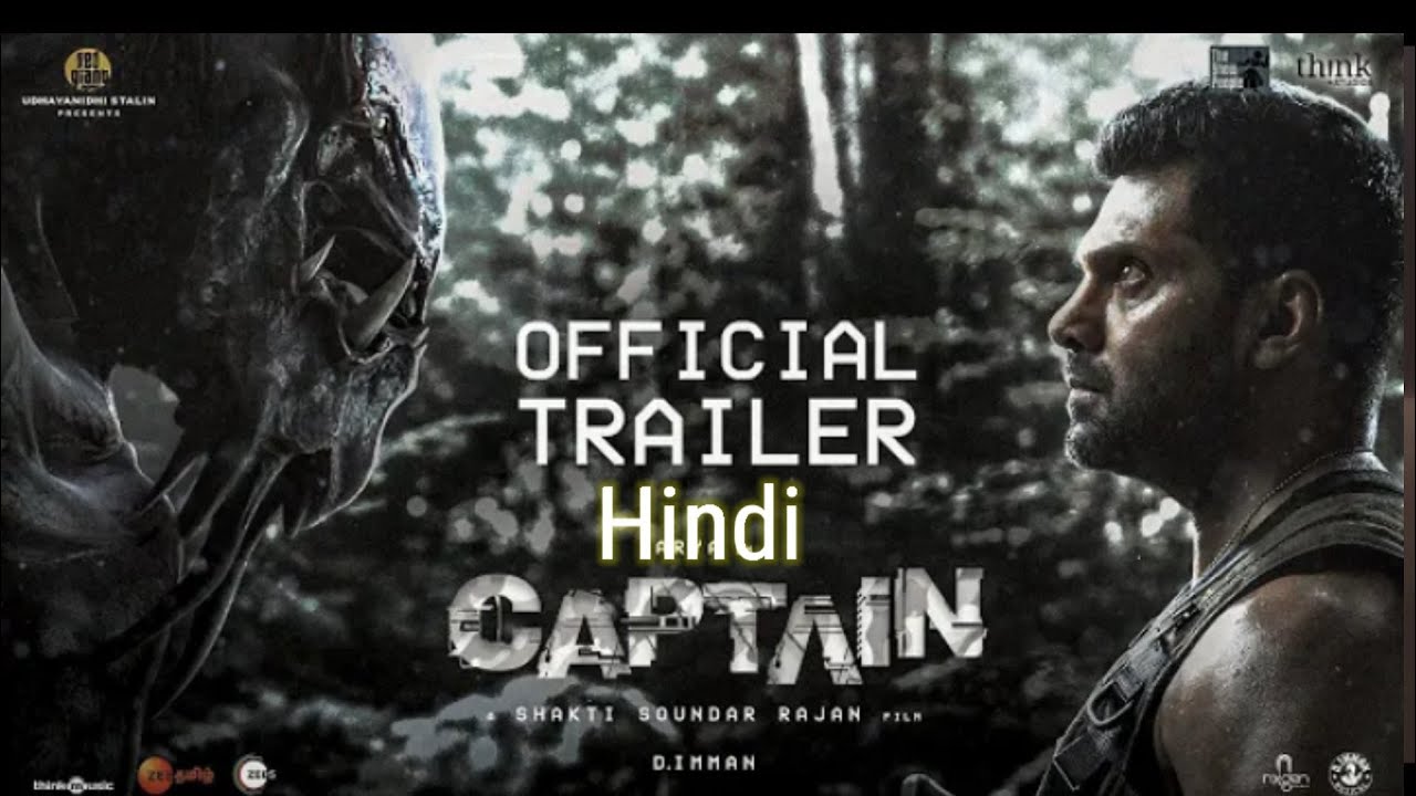 Captain Official Hindi Trailer | Arya , Aishwarya Lekshmi | D Imman | Shakti Soundar Rajan