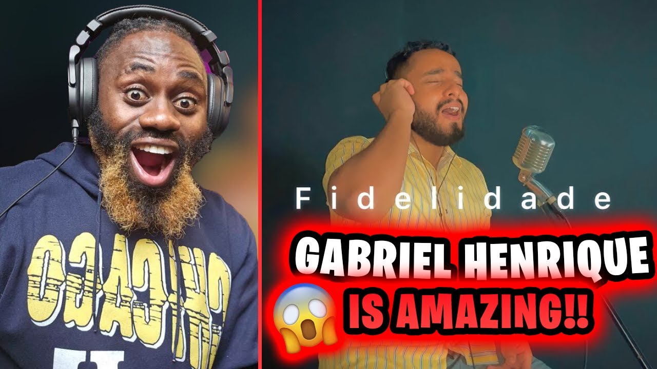 FIRST TIME HEARING | Fidelidade - Gabriel Henrique (Cover) | REACTION