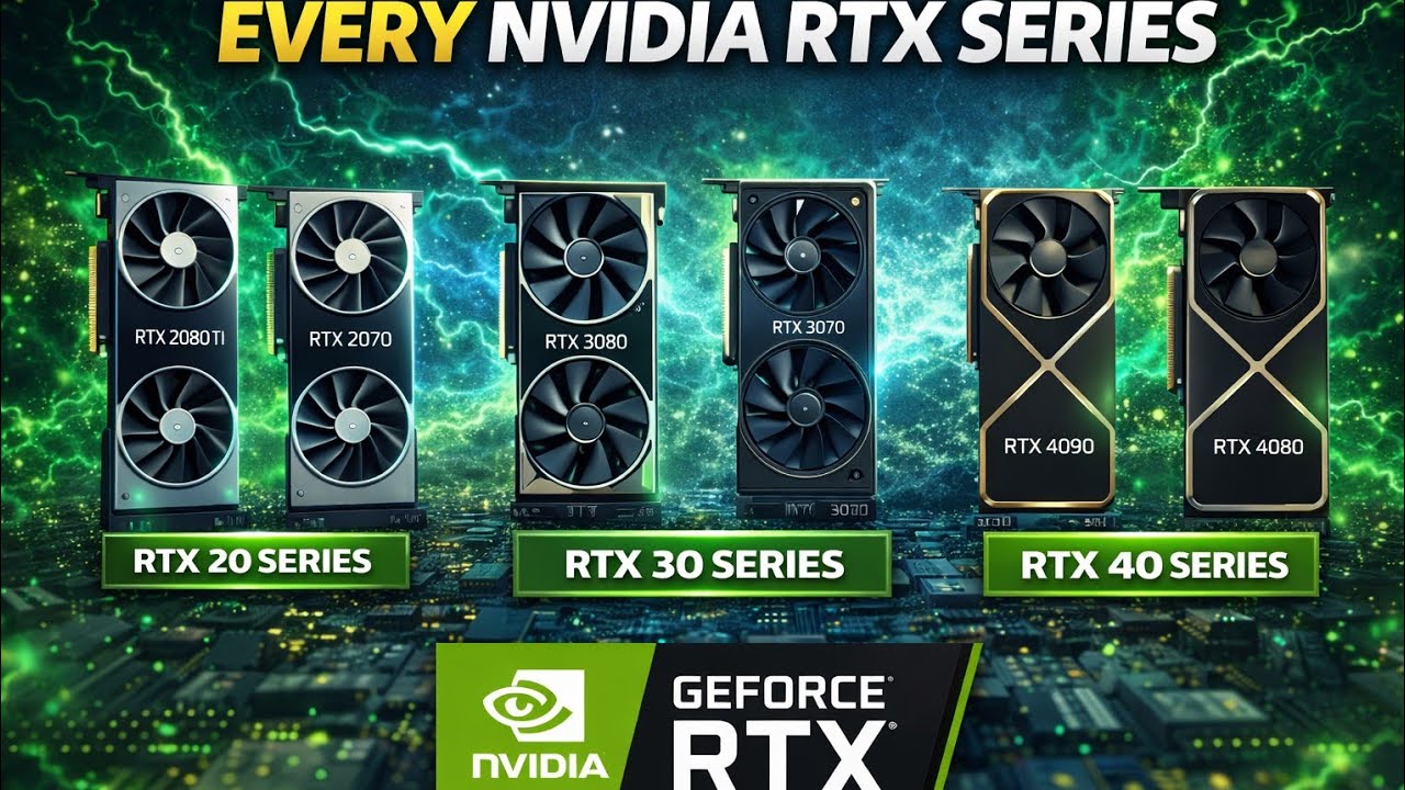 RTX 20 se RTX 40 tak — NVIDIA ne GPU game kaise change kar diya? 💚⚡
