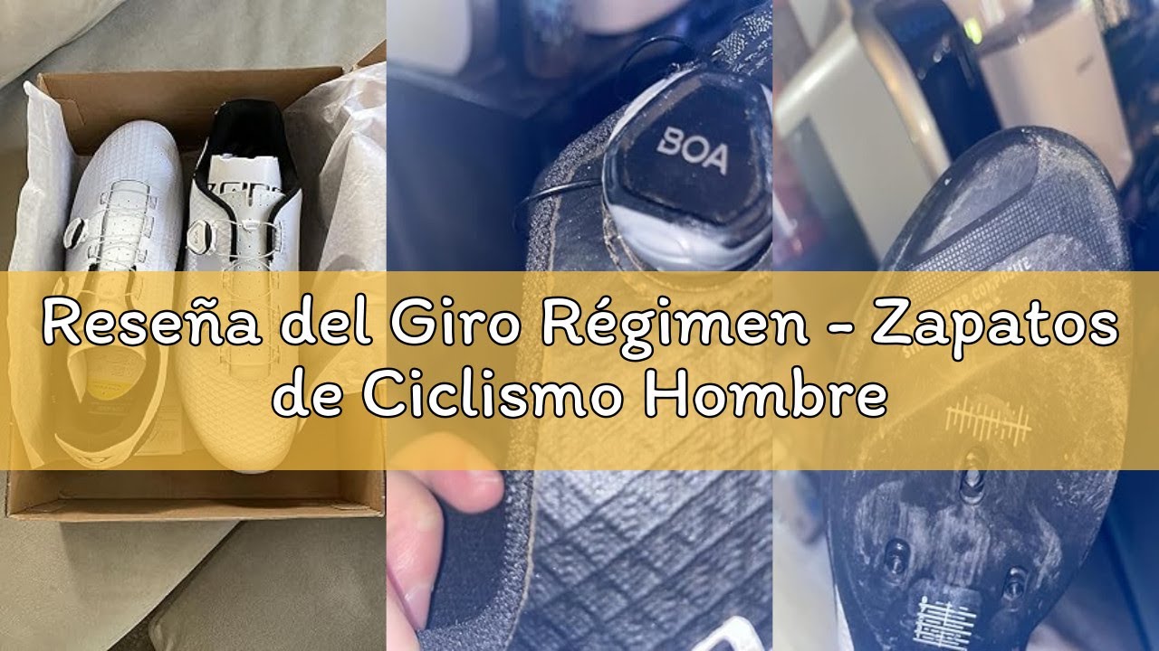Reseña del Giro Régimen - Zapatos de Ciclismo Hombre