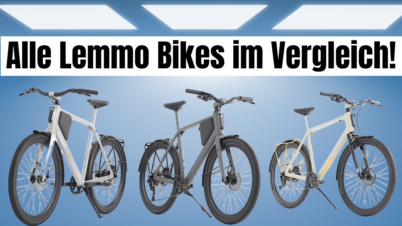 Alle Lemmo Bikes in einem Video! Lemmo Core, Lemmo Urban und Lemmo Dynamic im Vergleich!