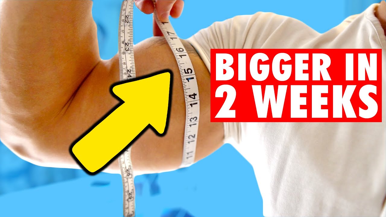 GET BIGGER ARMS IN 2 WEEKS (Results Of Training Arms Every Night Before Bed)