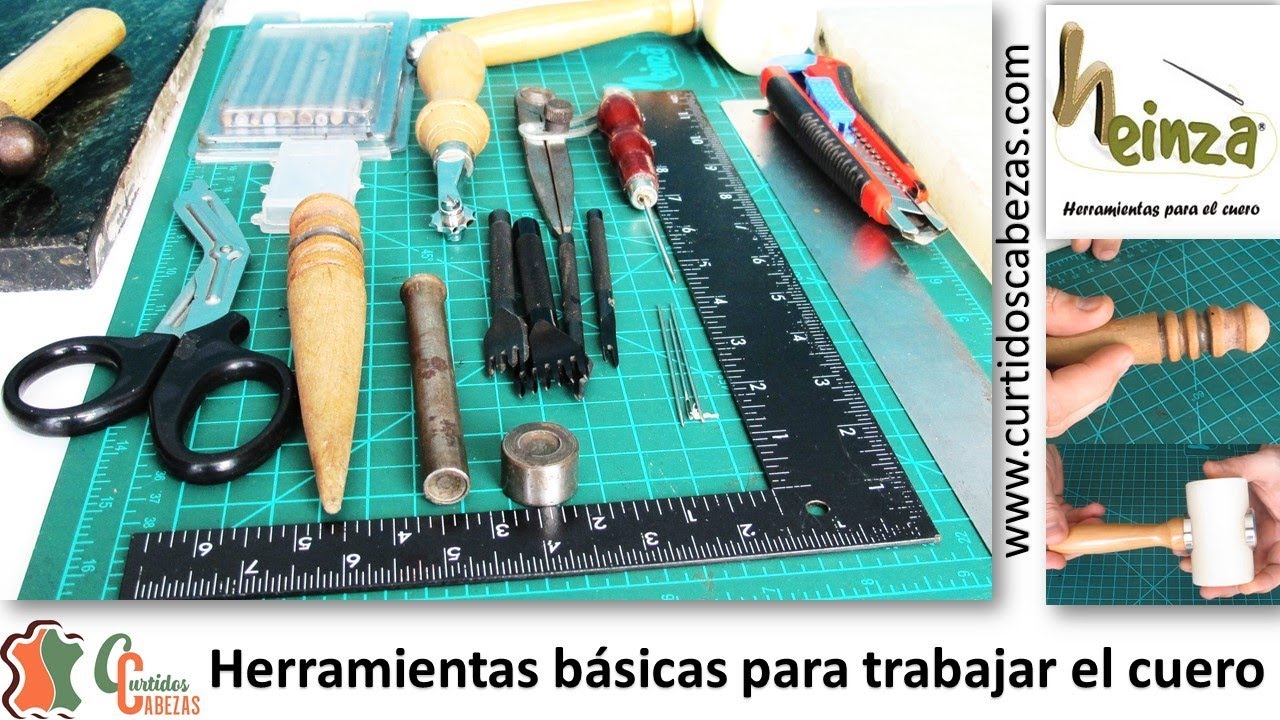 Herramientas b&aacute;sicas para trabajar el cuero