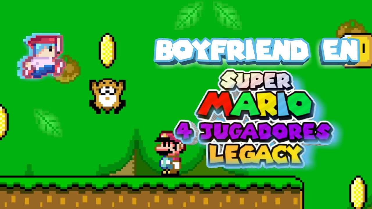Boyfriend para Súper Mario 4 Jugadores Legacy / Android y Pc / SM4J / TheRockStar3600