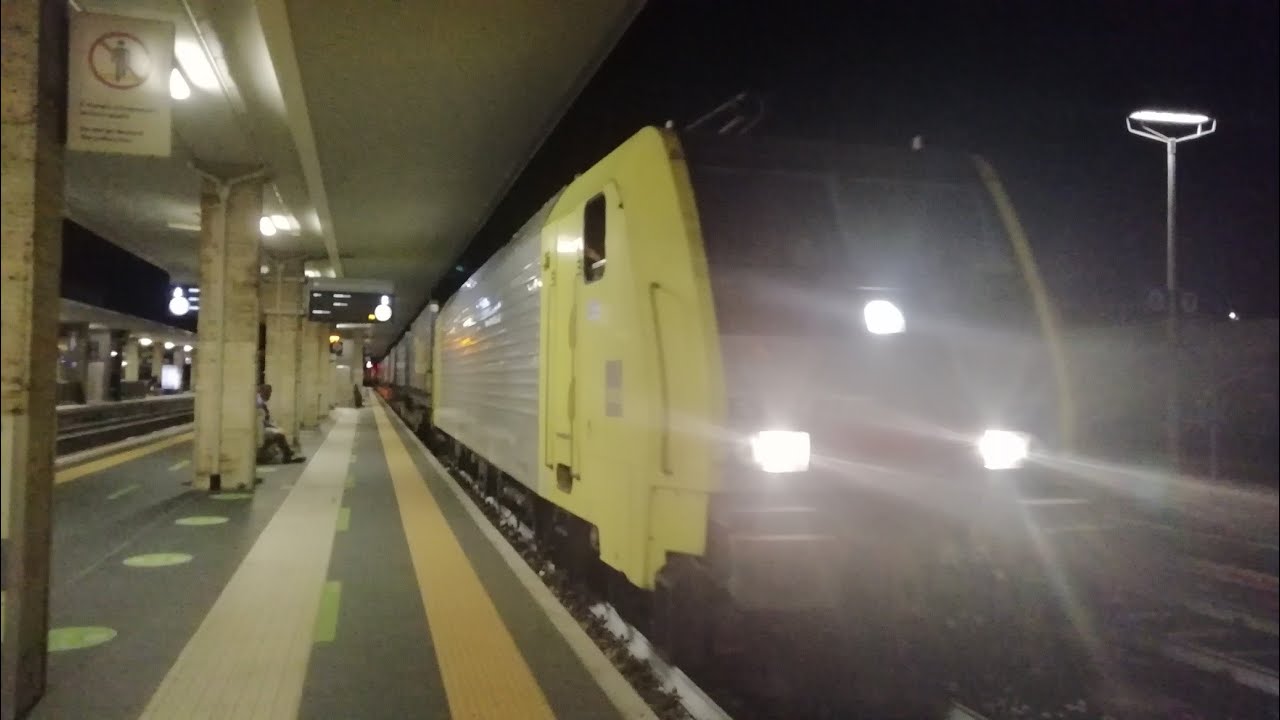 TANTI COLPI E TANTI TRENI MERCI E PASSEGGERI NOTTURNI ALLA STAZIONE DI FAENZA!